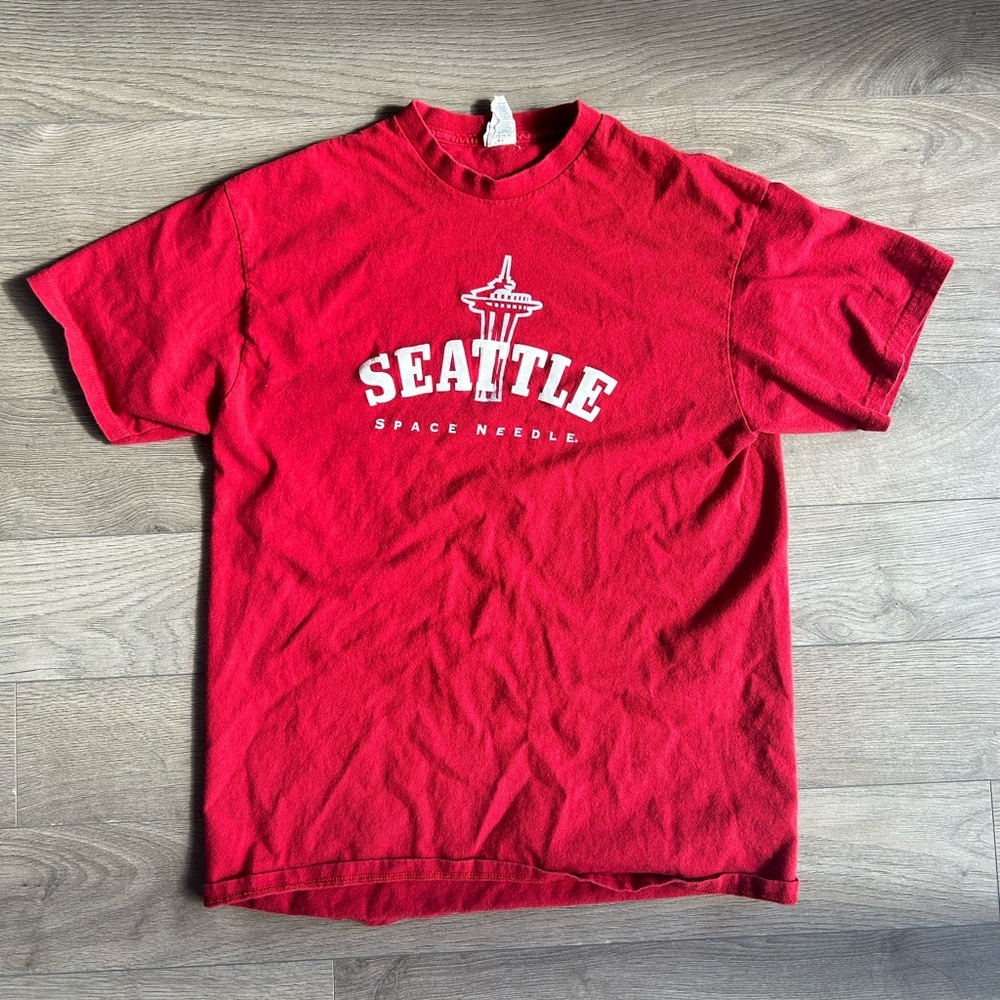 Vintage Seattle Space Needle Graphic T-Shirt - Large